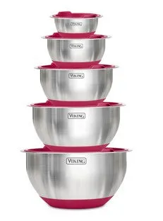 10 Piece Mixing Bowl Set- Red