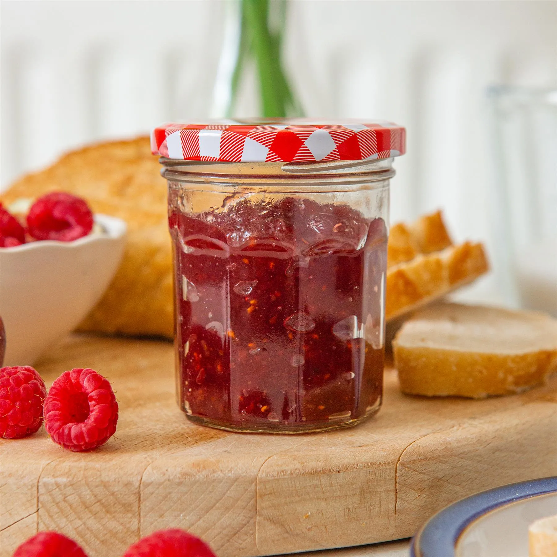 150ml Glass Jam Jars with Lids - Pack of 6 - By Argon Tableware