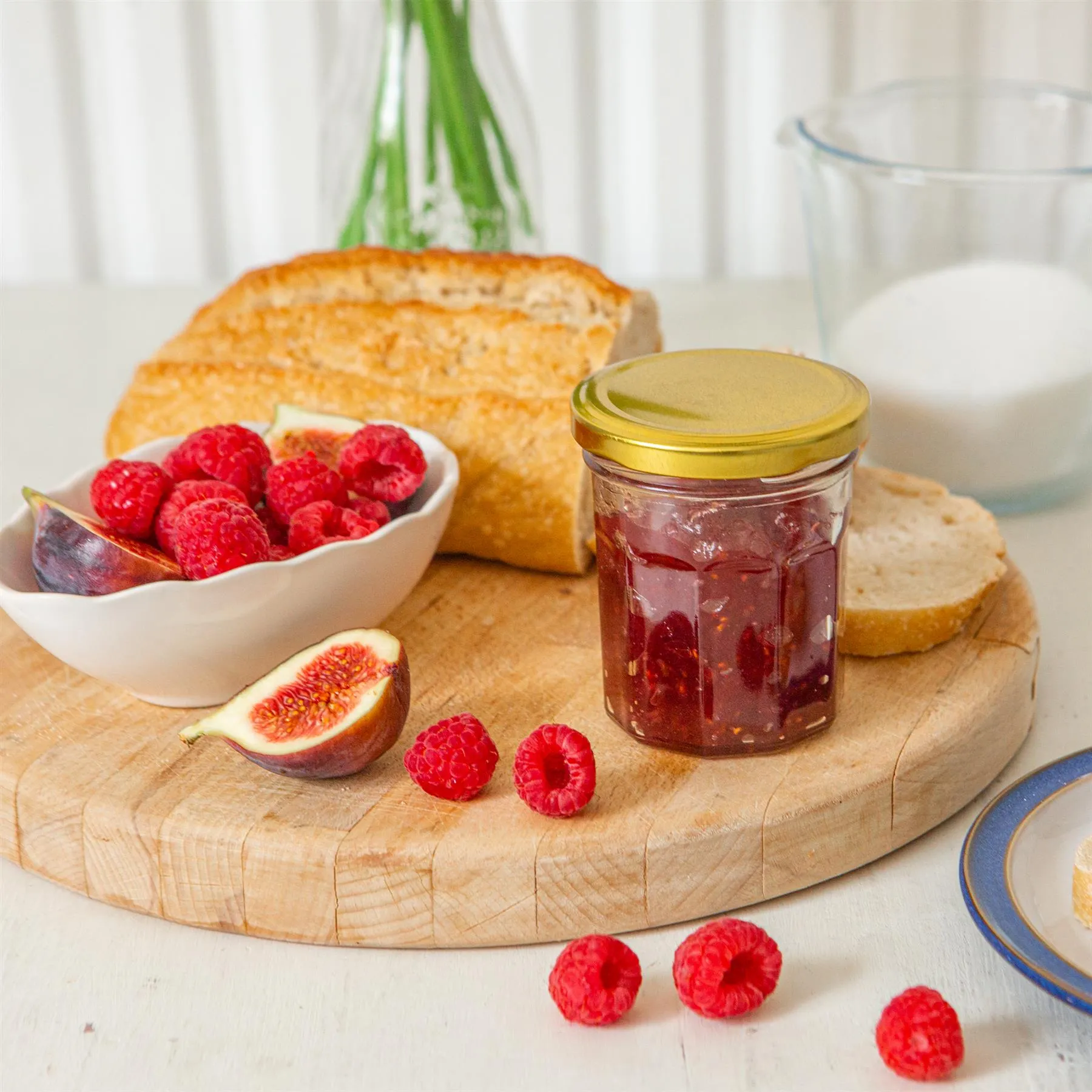 150ml Glass Jam Jars with Lids - Pack of 6 - By Argon Tableware