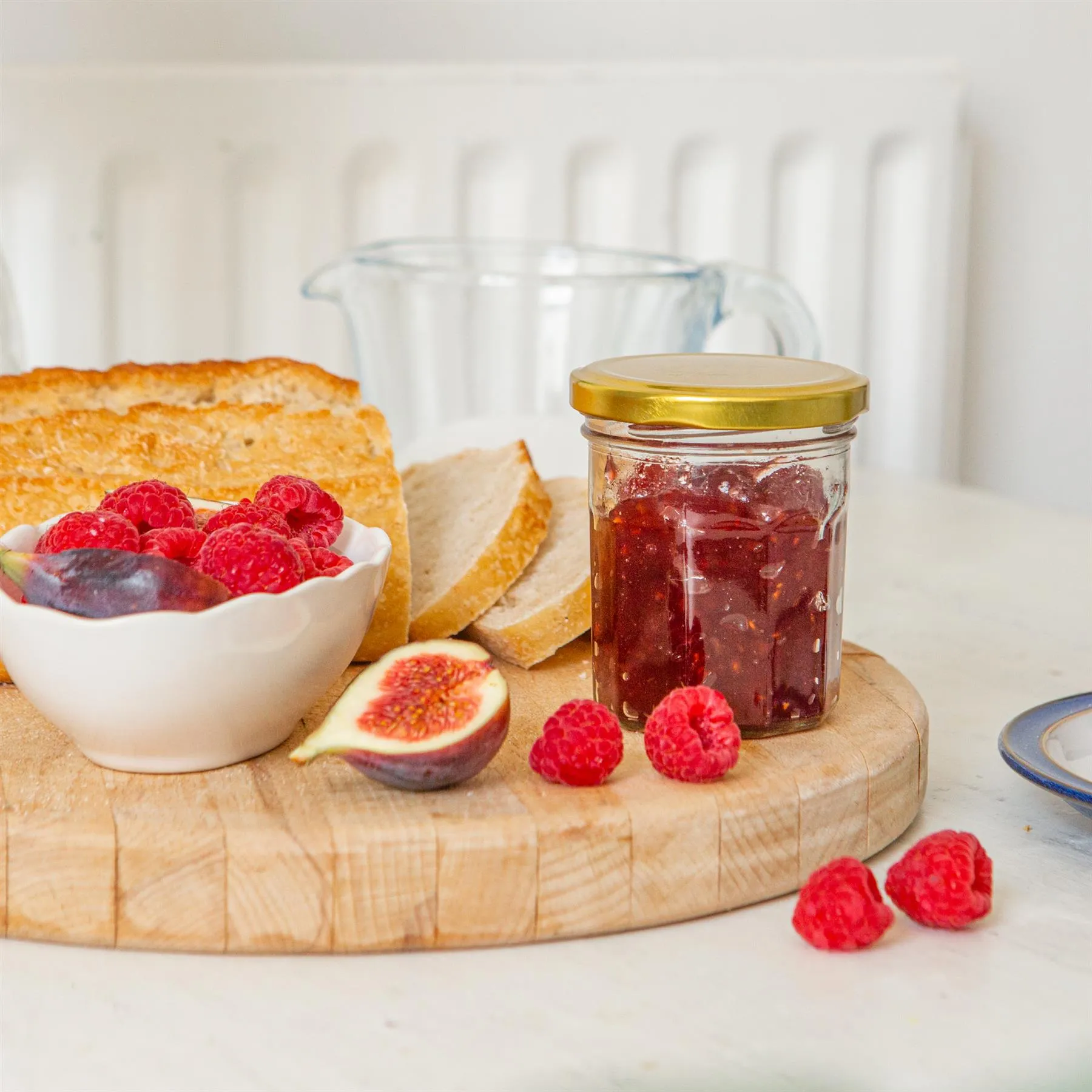 150ml Glass Jam Jars with Lids - Pack of 6 - By Argon Tableware