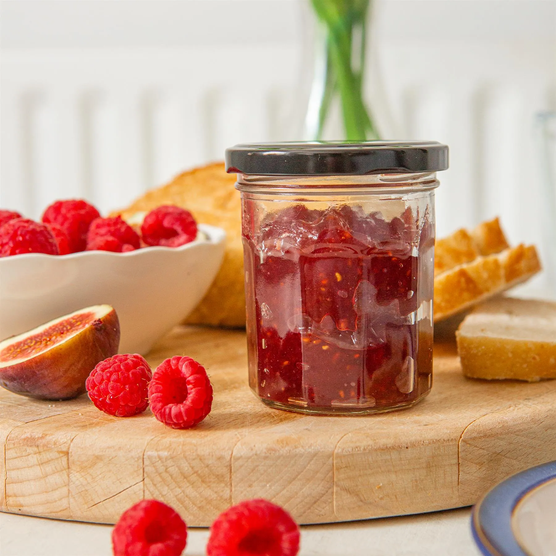 150ml Glass Jam Jars with Lids - Pack of 6 - By Argon Tableware