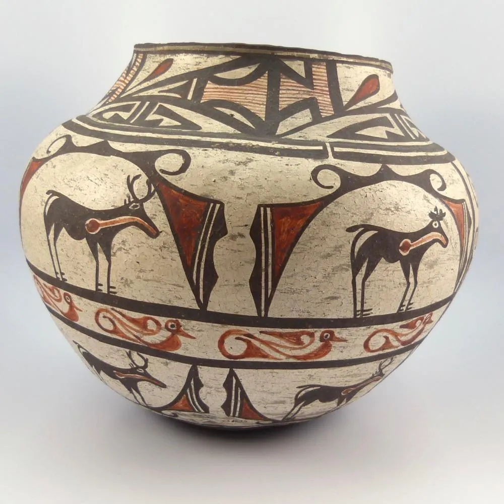 1885 Zuni Polychrome Jar
