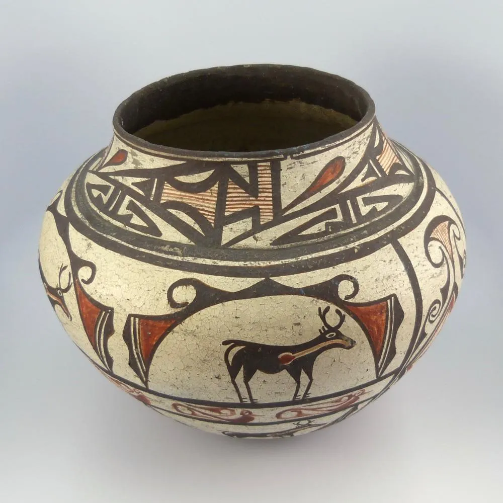 1885 Zuni Polychrome Jar