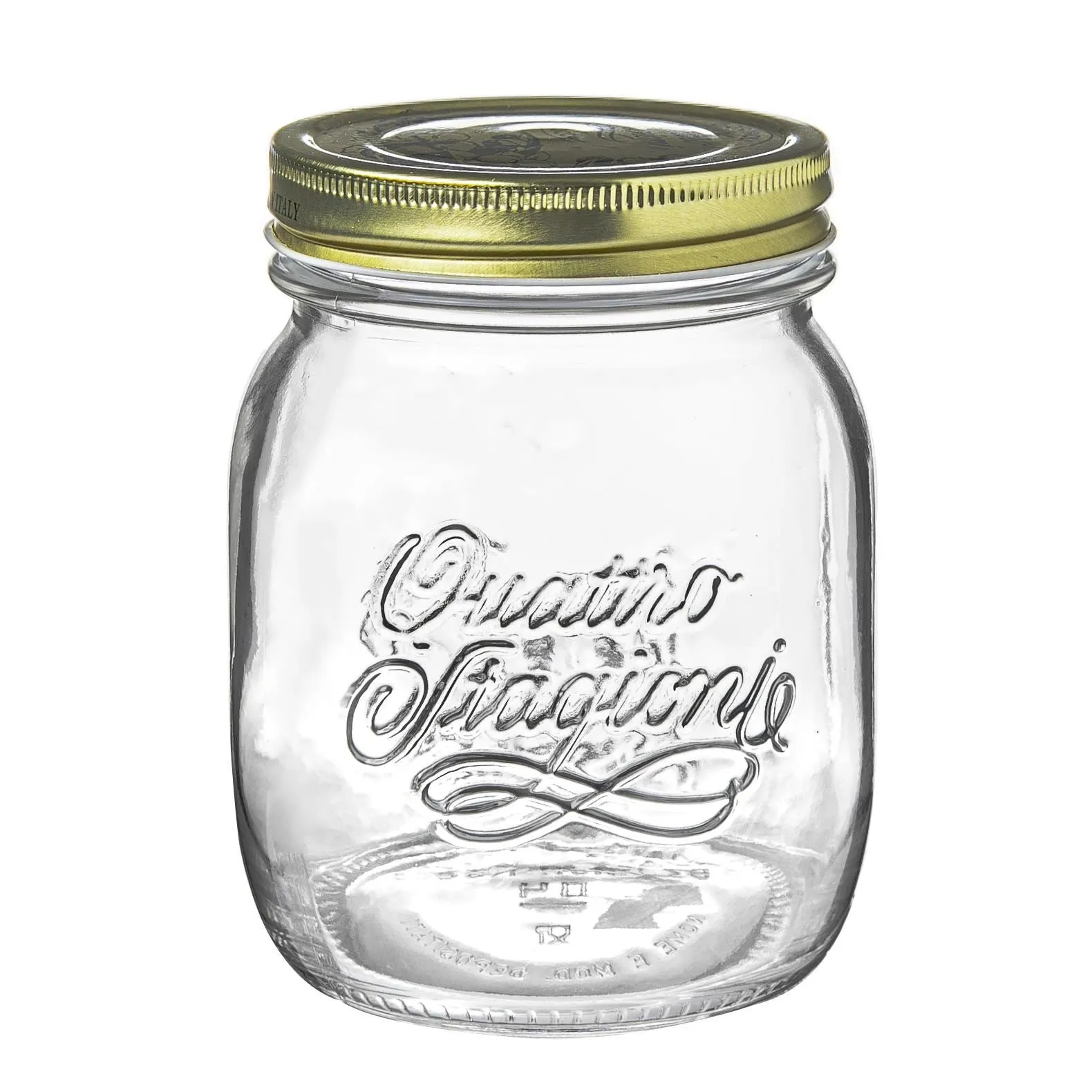 700ml Quattro Stagioni Glass Food Preserving Jars - Pack of 3 - By Bormioli Rocco