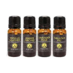 ACDC Candle Co. Set of 4 Home Fragrance Oils | Gourmand Scented