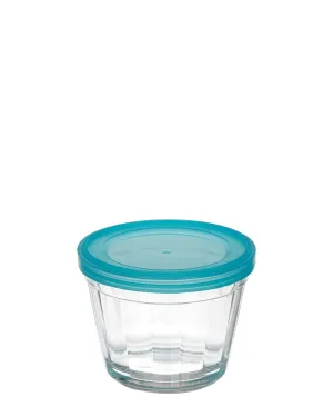 American 150ml Cup Bowl with Plastic Lid - Blue