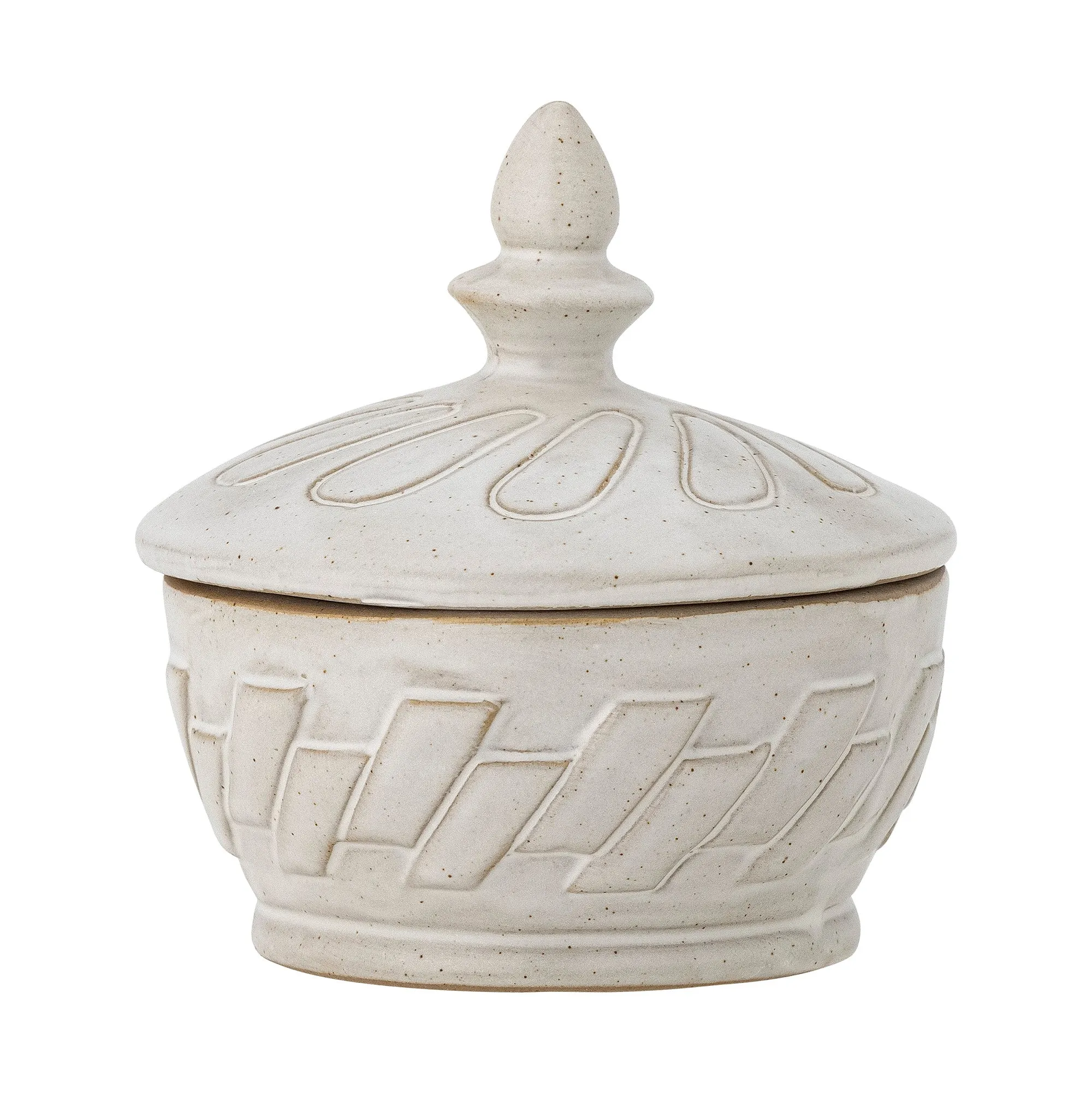 Aura Stoneware Jar with Lid