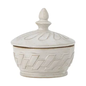 Aura Stoneware Jar with Lid