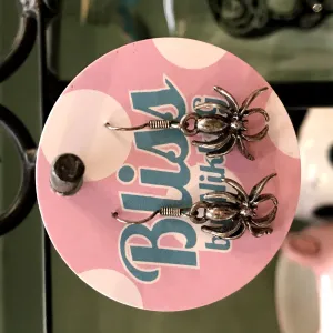 Bitsy Spider Charm Earrings