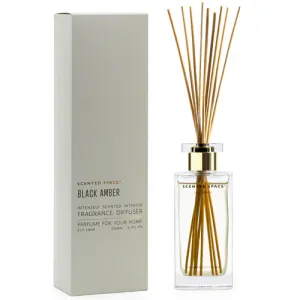 Black Amber 200ml Diffuser by Scented Space