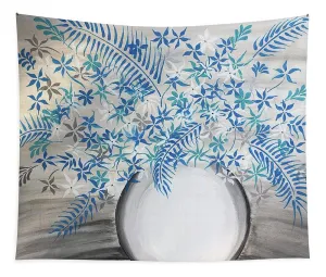 Blue Flowers  - Tapestry