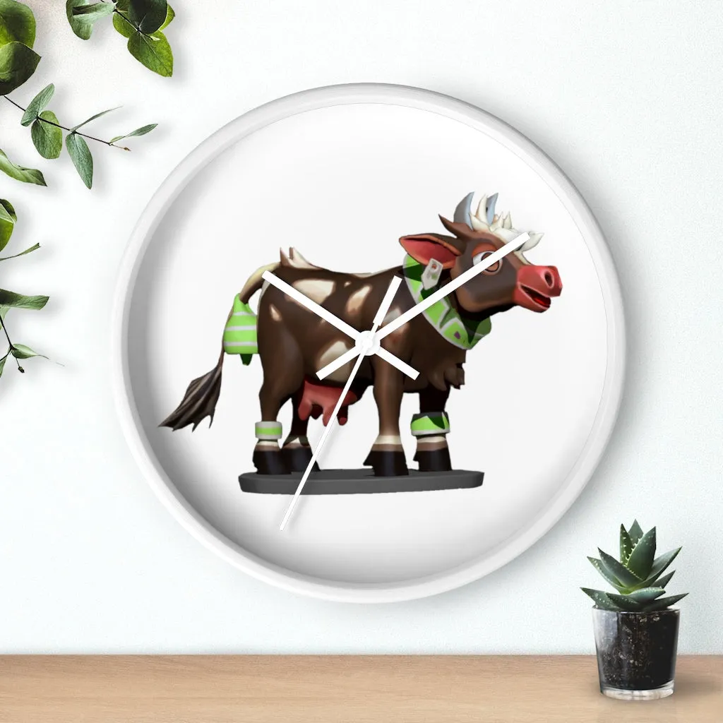 Brown Cow Wall clock