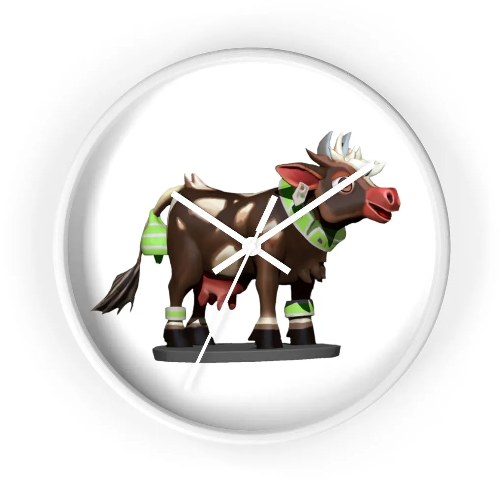 Brown Cow Wall clock