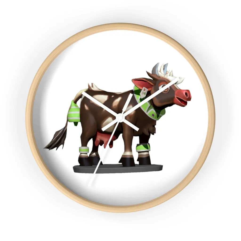 Brown Cow Wall clock