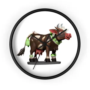 Brown Cow Wall clock