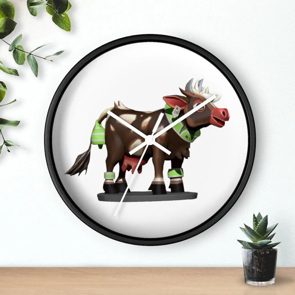 Brown Cow Wall clock