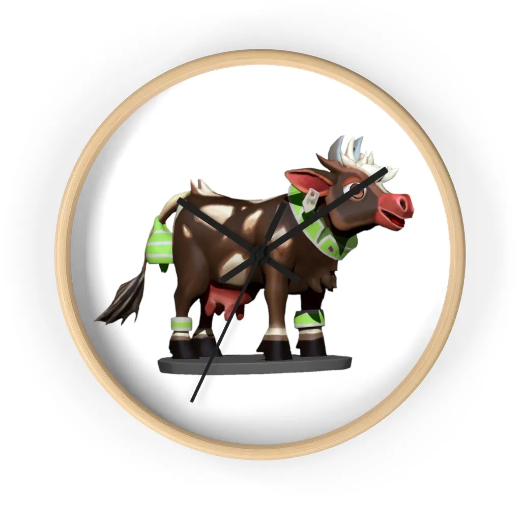Brown Cow Wall clock