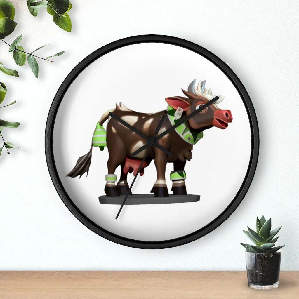 Brown Cow Wall clock