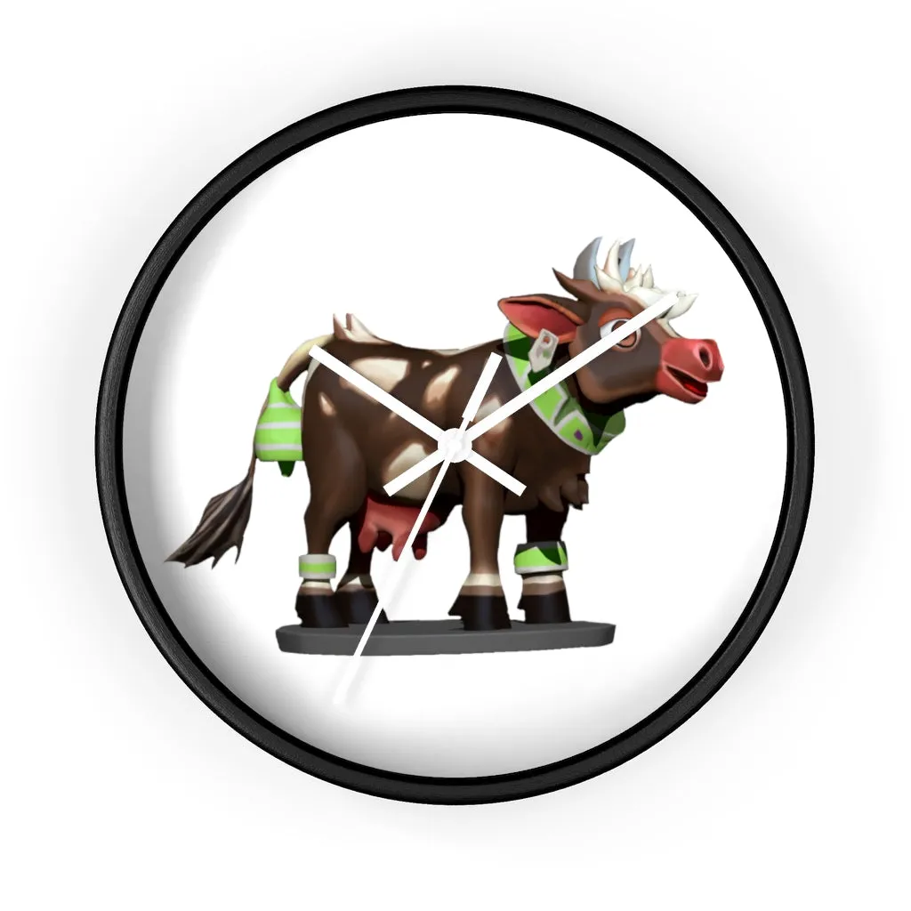 Brown Cow Wall clock
