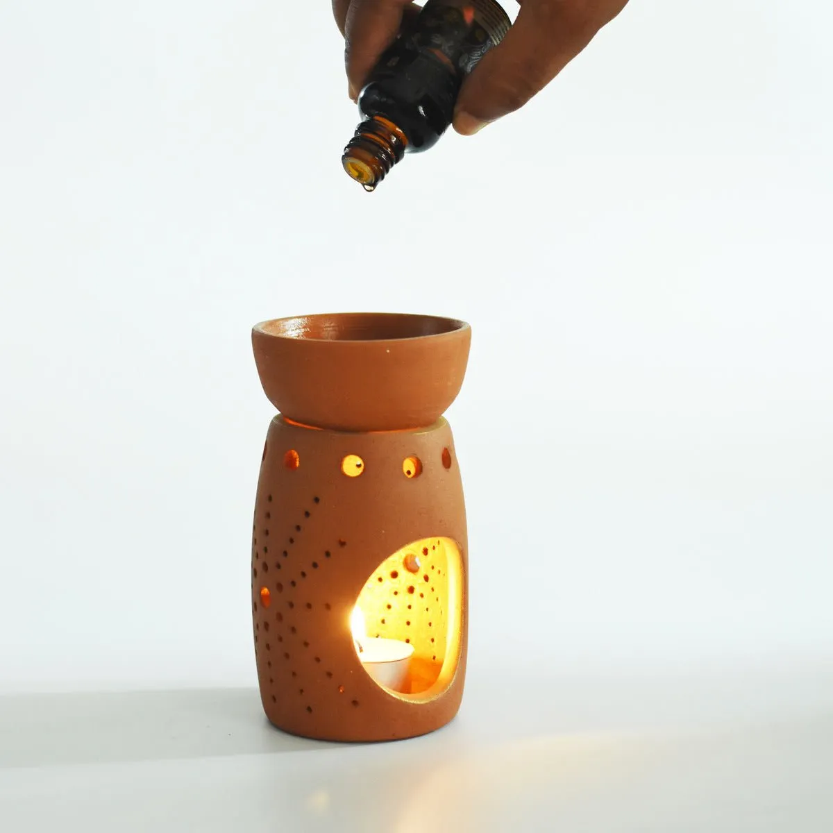 Bud4 Handmade Diffuser with Free Soywax Tealight Candles