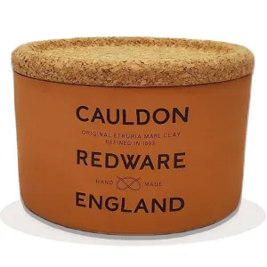 Cauldon Redware Small Storage Jar in Inner Glazed Redware Logo