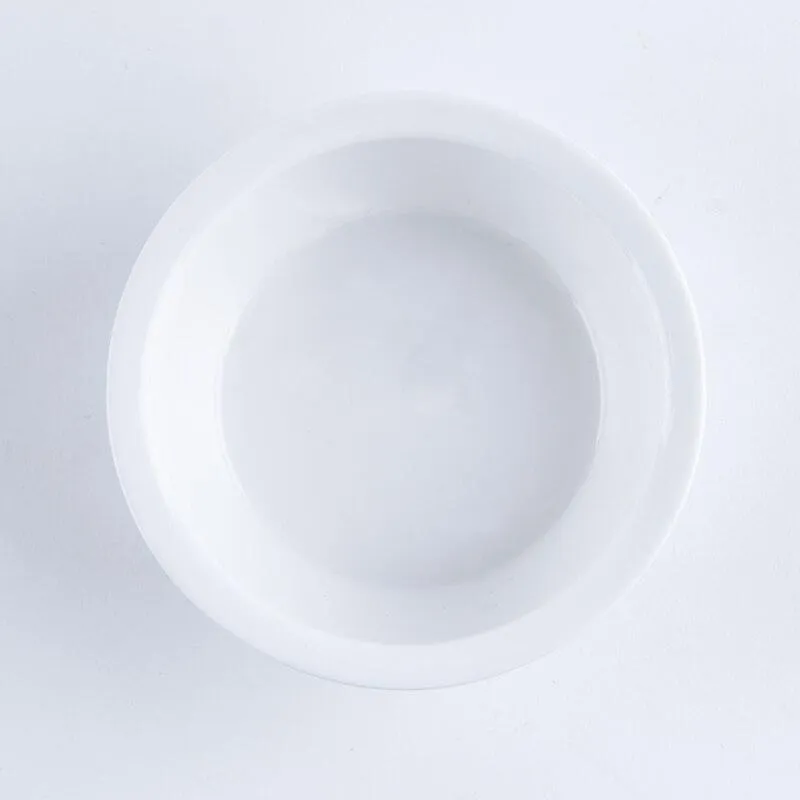 Ceramic Pet Bowl with Tilted Base