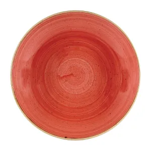 Churchill Stonecast Coupe Bowls Berry Red 310mm (Pack of 6)