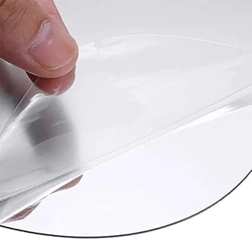 click2shop Oval Adhesive Mirror Sticker for Wall Tiles - Unbreakable Plastic Wall Mirror for Bathroom, Bedroom, Living Room, Basin (30 x 20 cm)