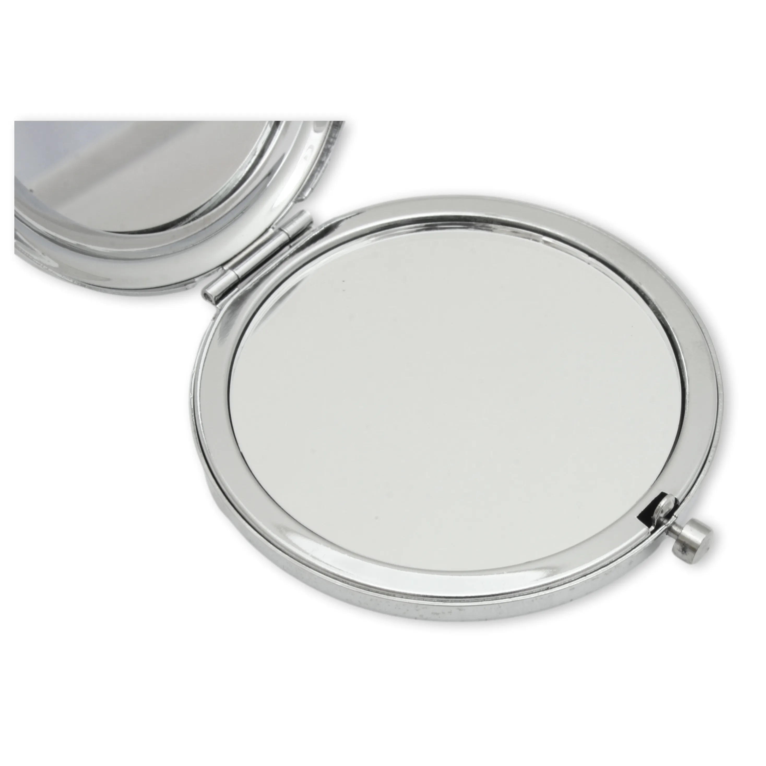 Compact Handbag Mirror Pointer Dog Motif with Personalised Message