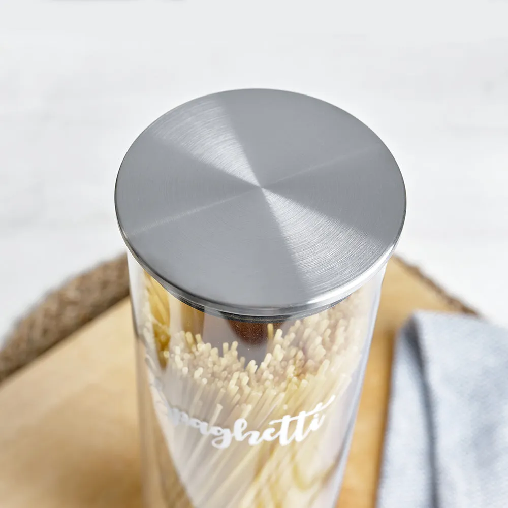 Customised Glass & Stainless Steel Food Storage Jars