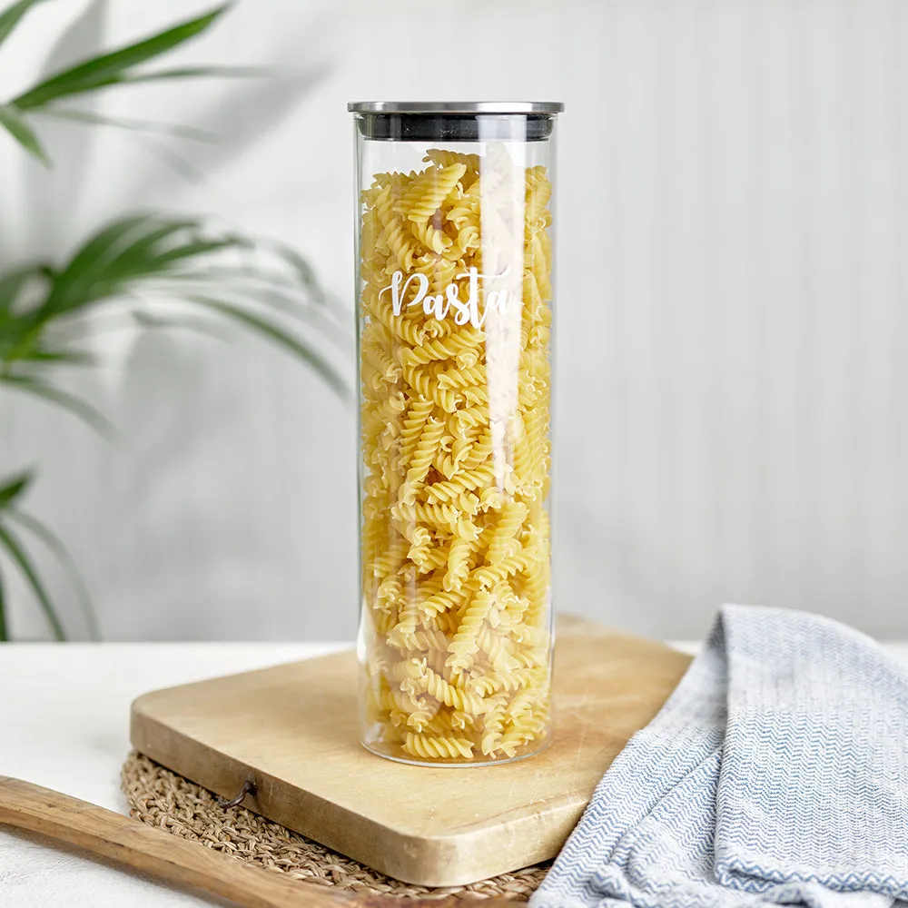 Customised Glass & Stainless Steel Food Storage Jars