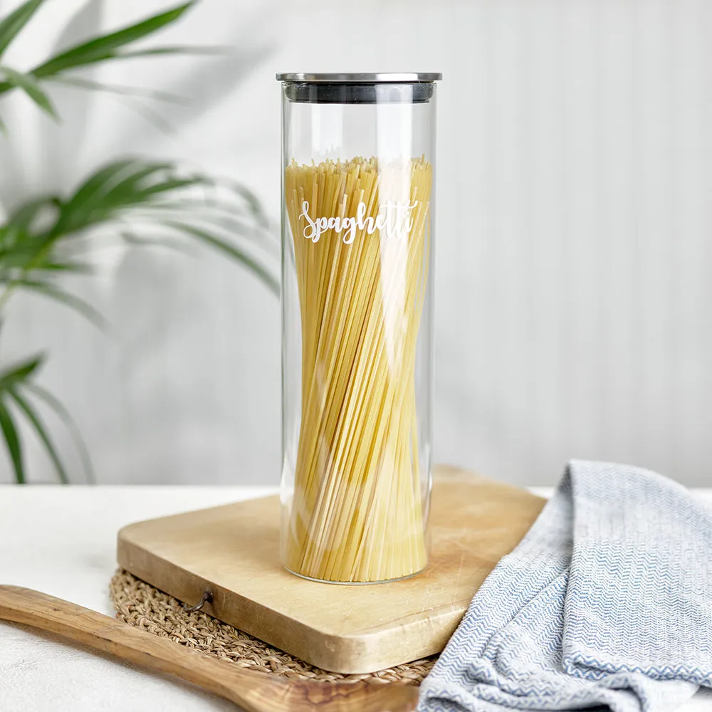 Customised Glass & Stainless Steel Food Storage Jars