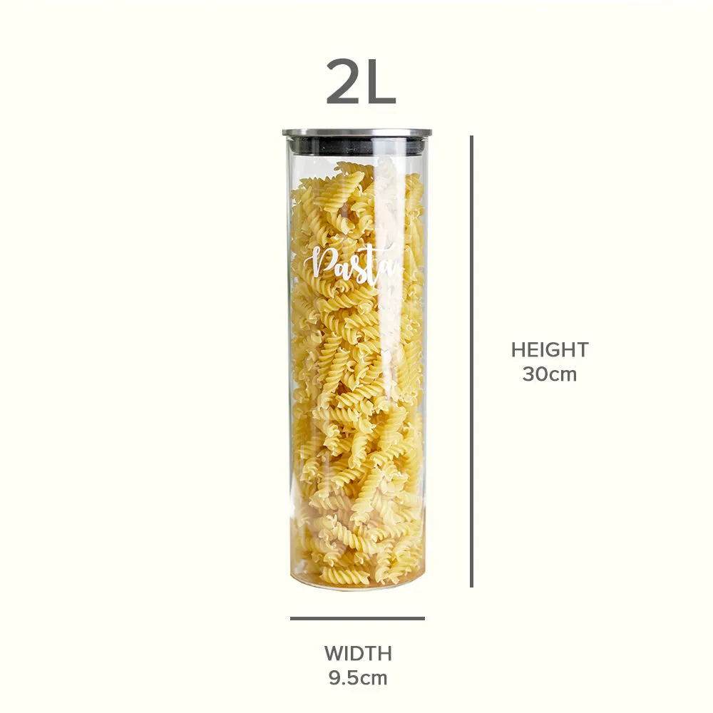 Customised Glass & Stainless Steel Food Storage Jars