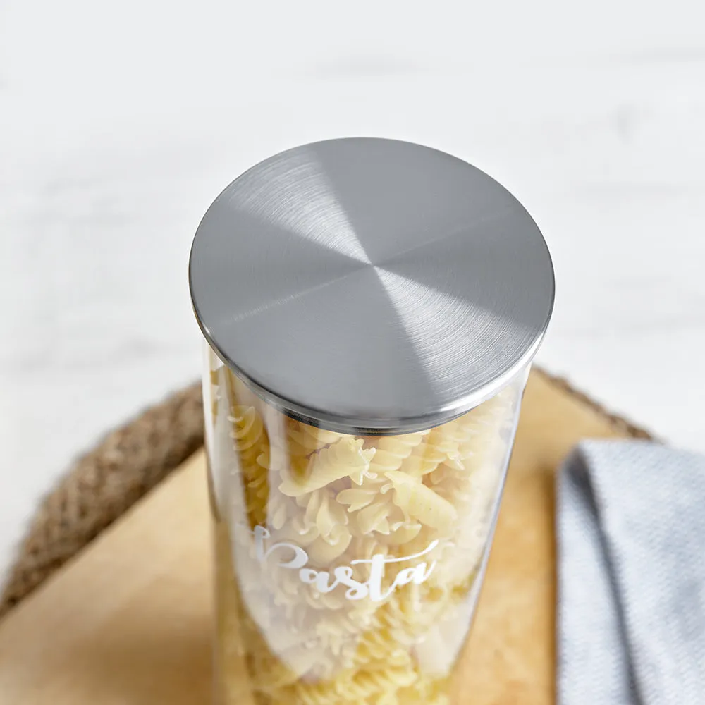 Customised Glass & Stainless Steel Food Storage Jars