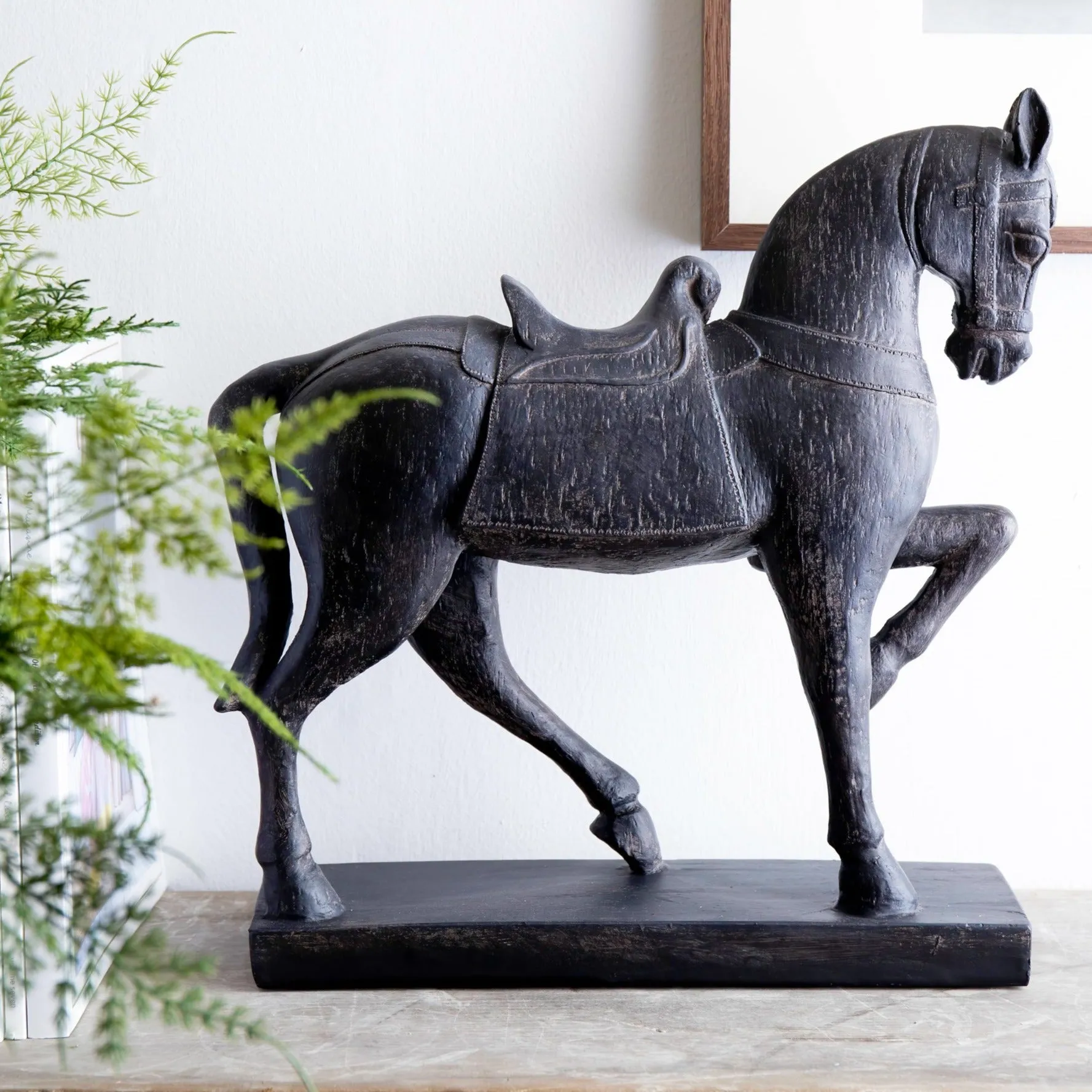 Decorative Black Horse
