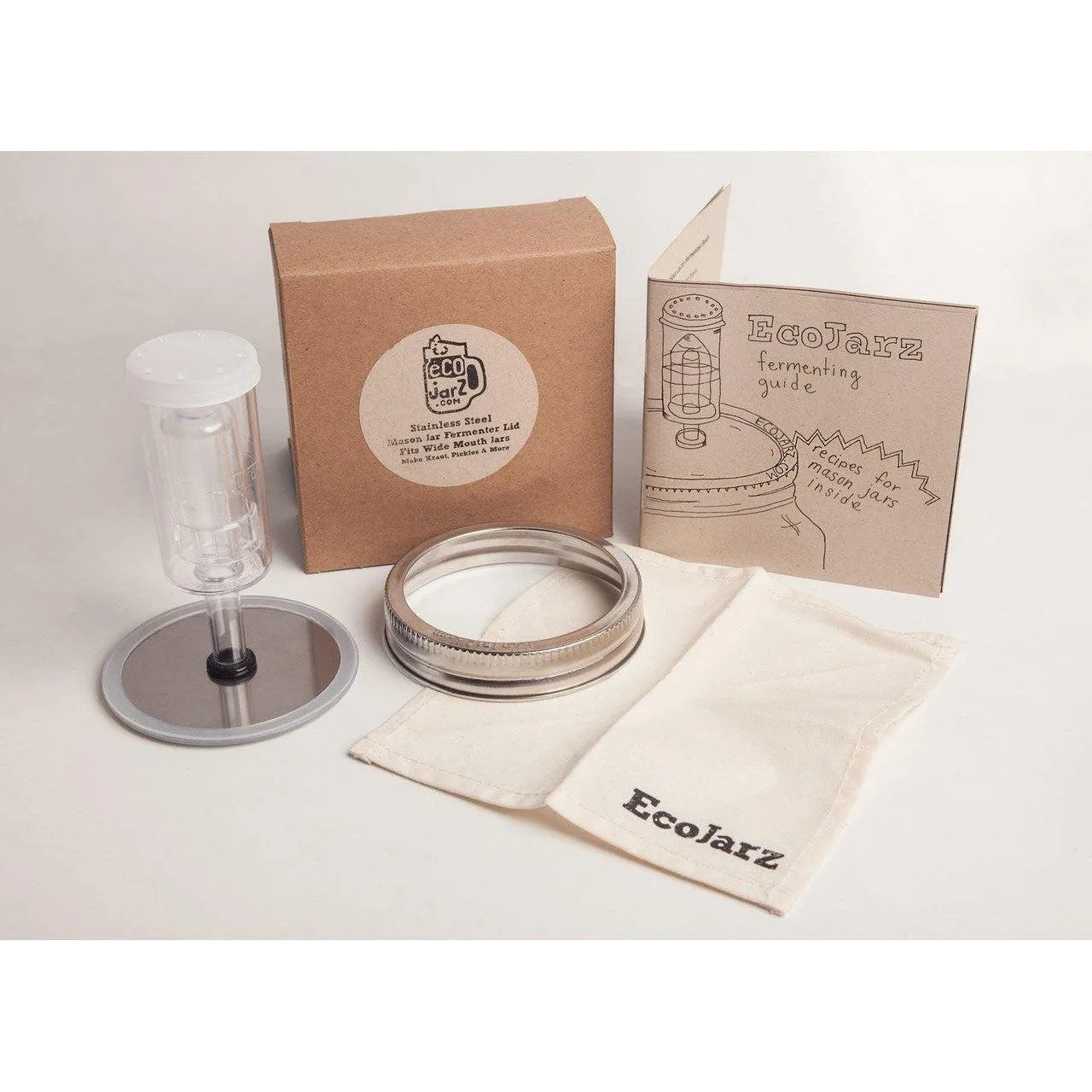 EcoJarz Fermeter Kit Wide Mouth