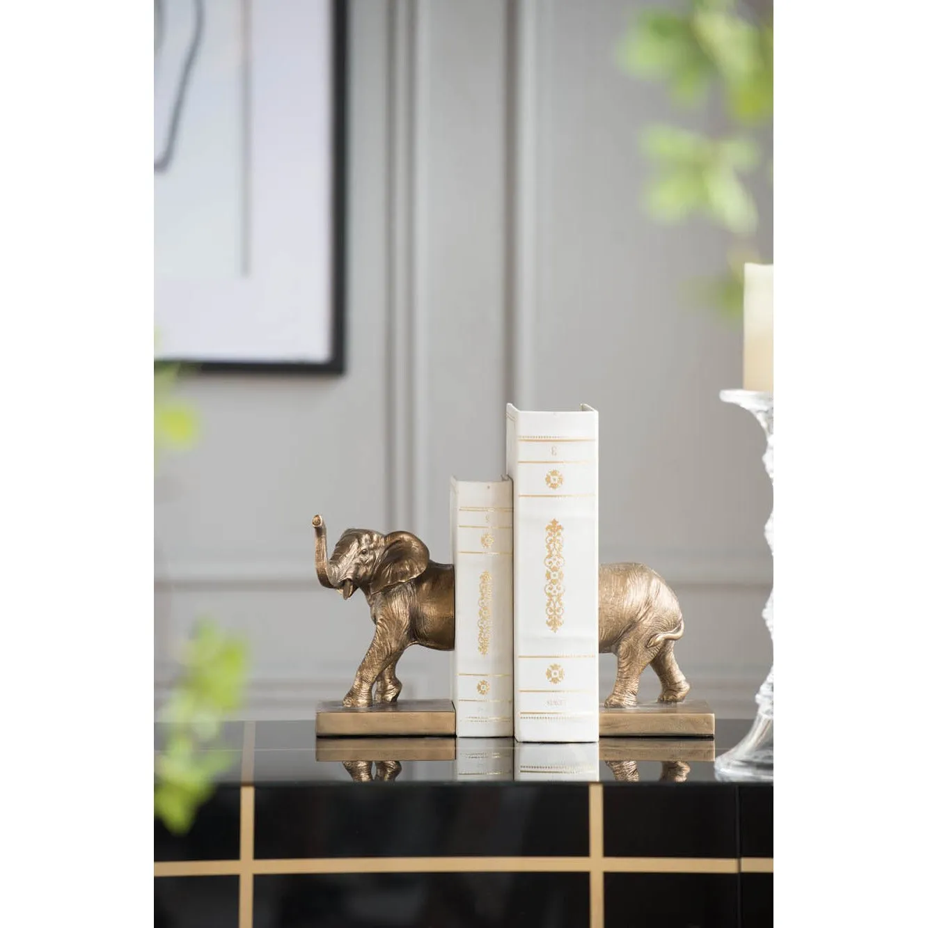 Elephant Bookends (Set of 2)