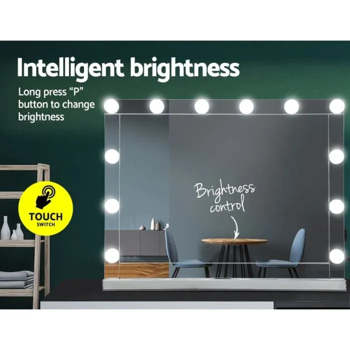 Embellir Hollywood Makeup Mirror - 12 Led Bulbs Vanity