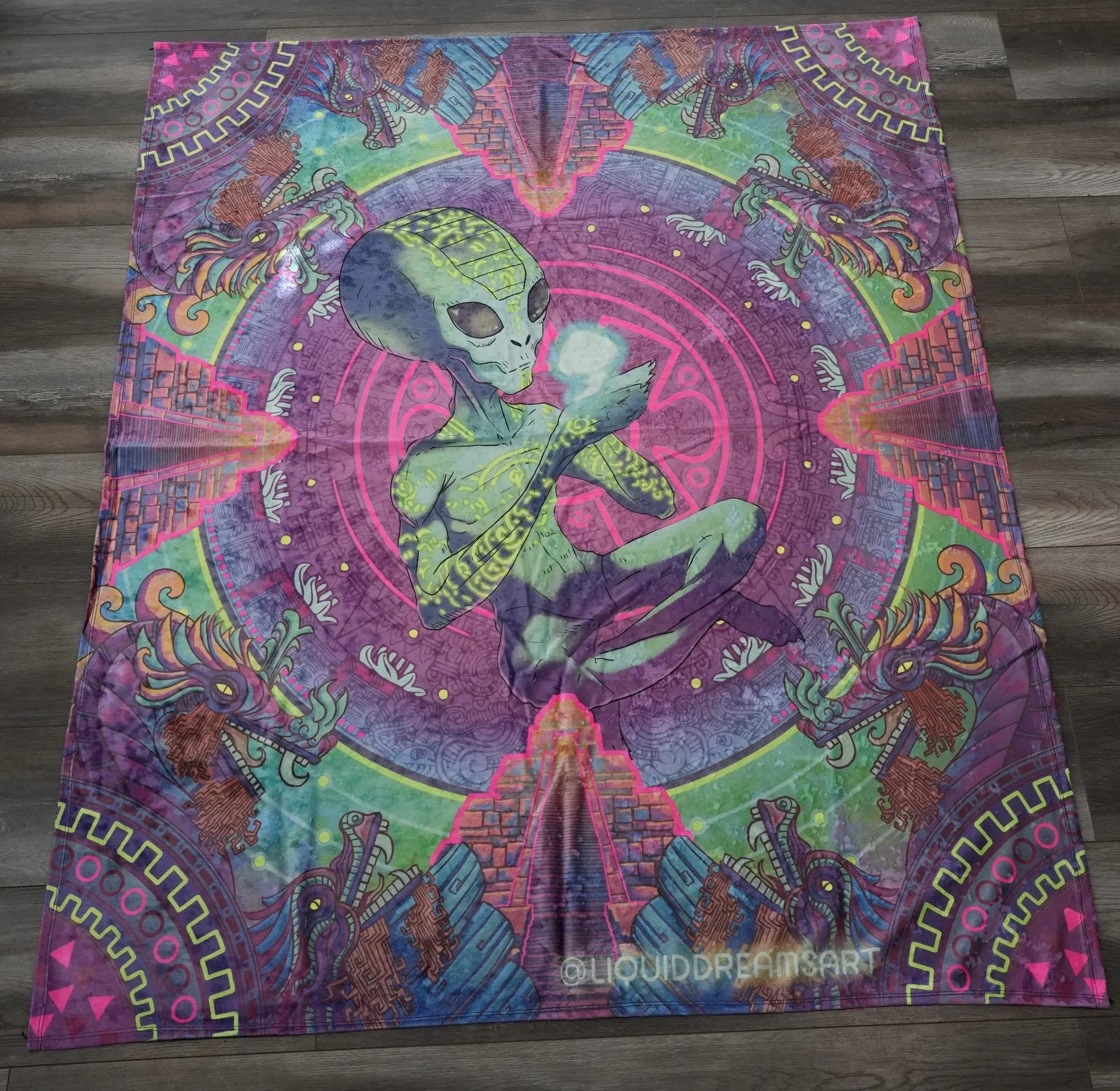Extraterrestrial Mycologist Tapestry