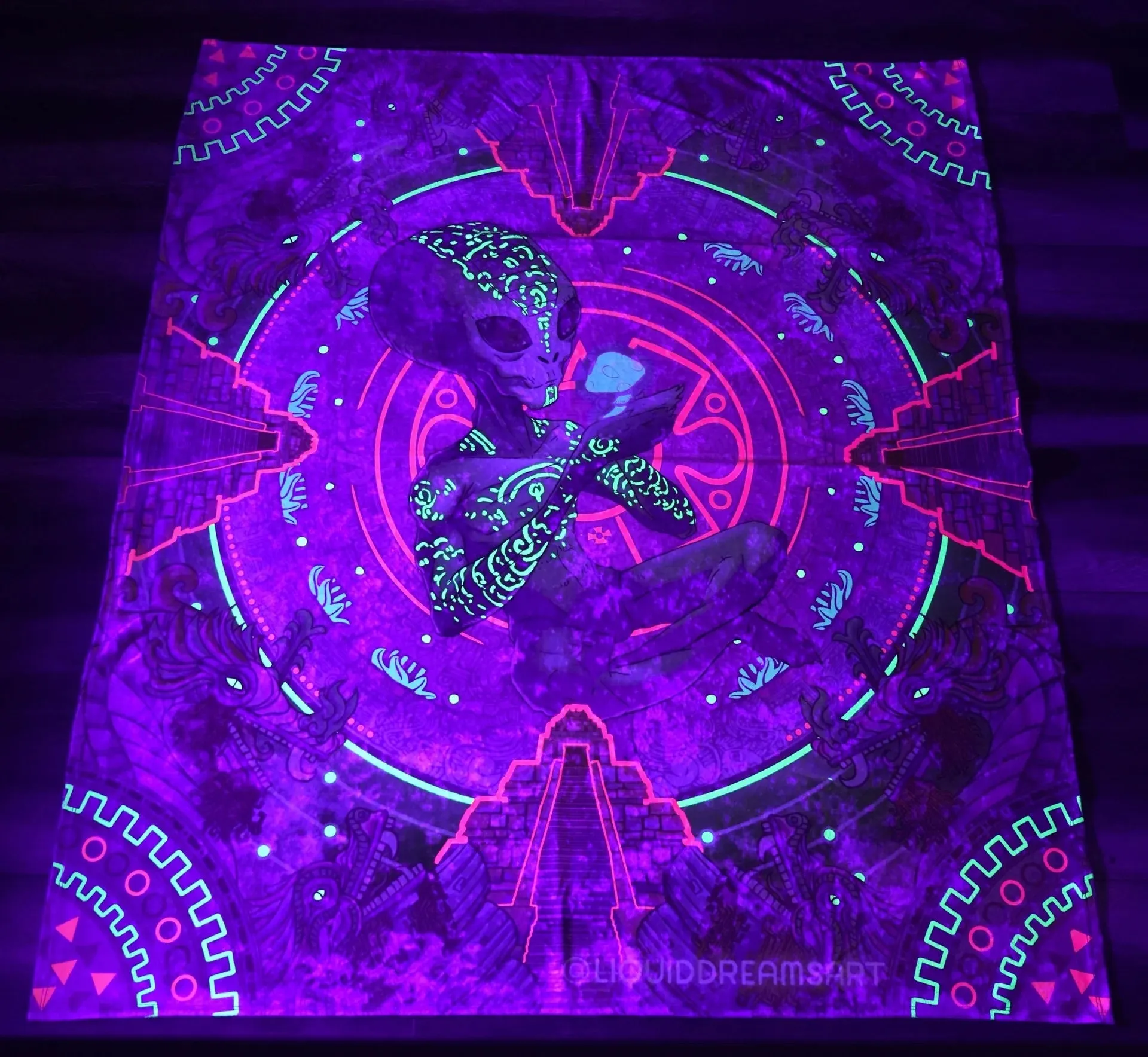 Extraterrestrial Mycologist Tapestry