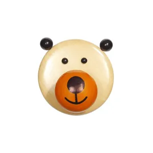 Fair Trade Wooden Wall Hook - Bear