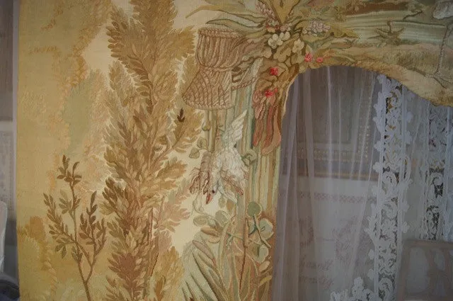 Flora and Fauna French Aubusson Lambrequins