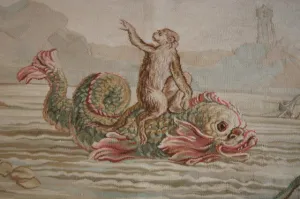Flora and Fauna French Aubusson Lambrequins