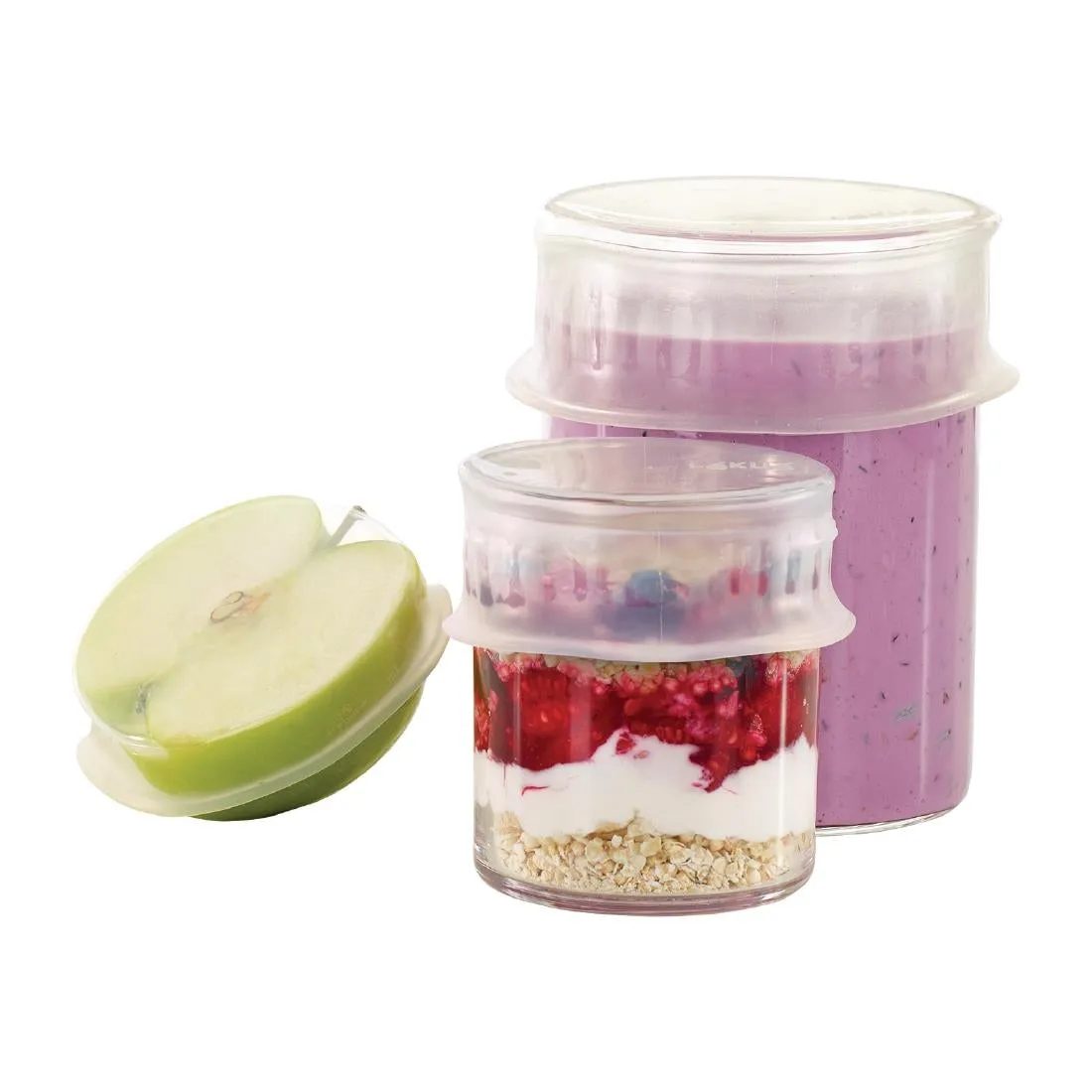 FS292 Lekue Reusable Flexible Lid Set of 3 115mm   150mm   200mm