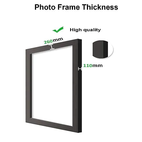 GADGETS WRAP Printed Photo Frame Matte Painting for Home Office Studio Living Room Decoration (11x17inch Black Framed) - Retro Snowboard Mountains