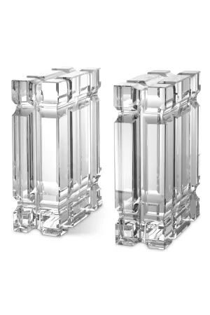 Glass Bookend (set of 2) | Eichholtz Linea