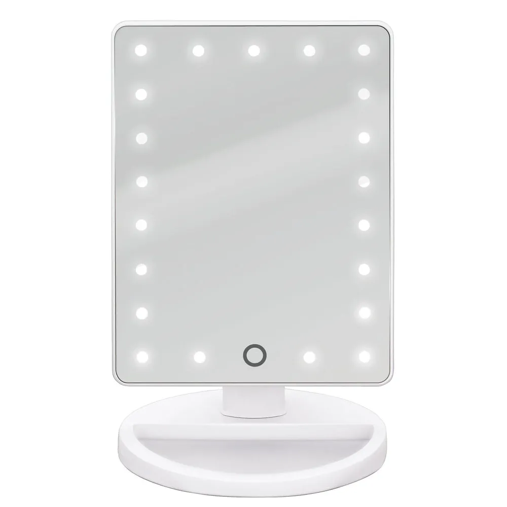 Glitz LED Makeup Mirror White