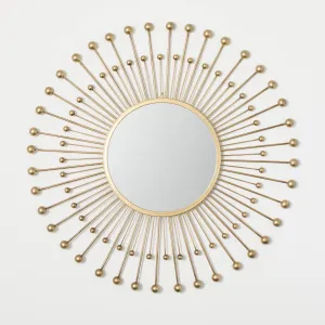 Gold Mid-Century Modern Mirror