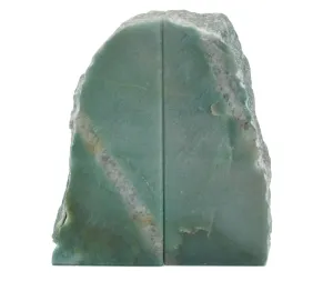 Green Quartz Bookends