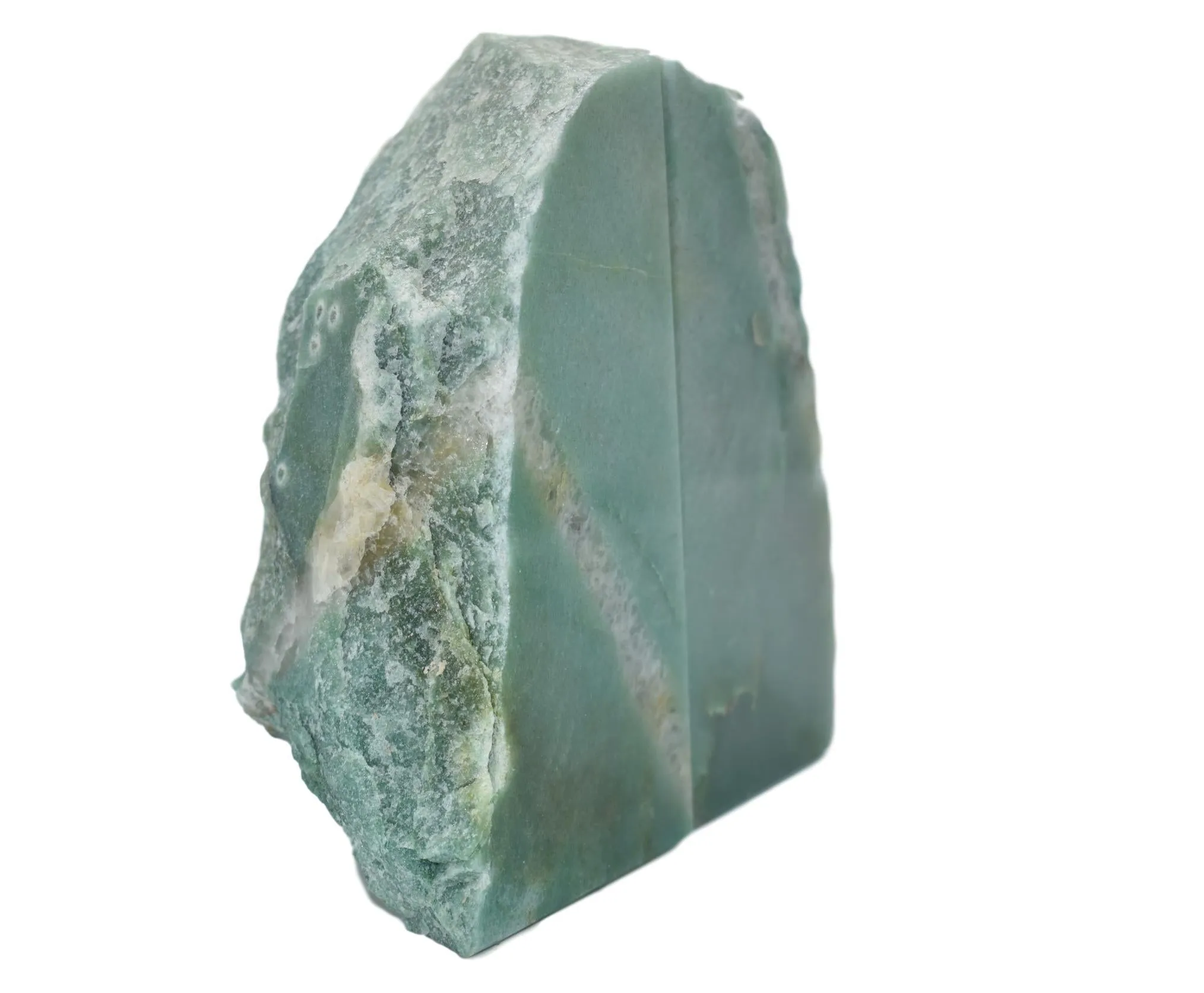 Green Quartz Bookends